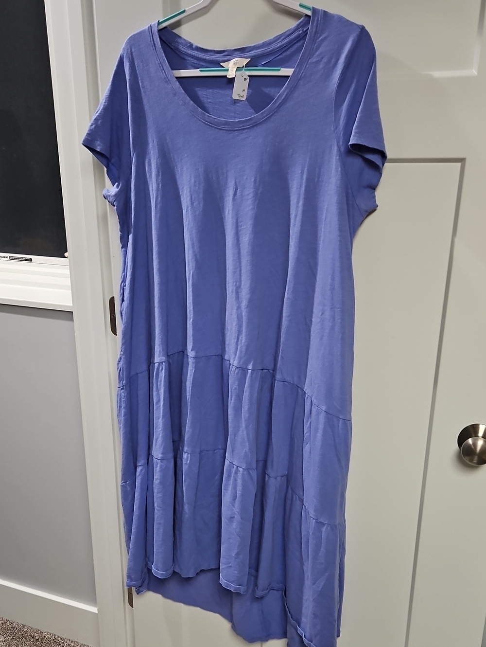 Terra & Sky Lavender High-Low Tiered Dress